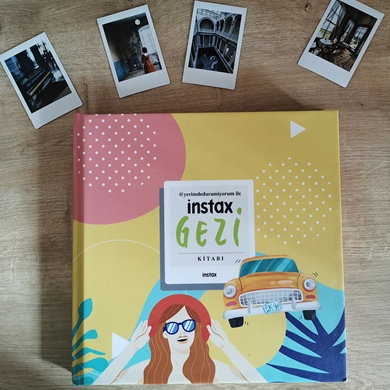 instax Fotoğrafları ile Gezi Kitabı Yapımı